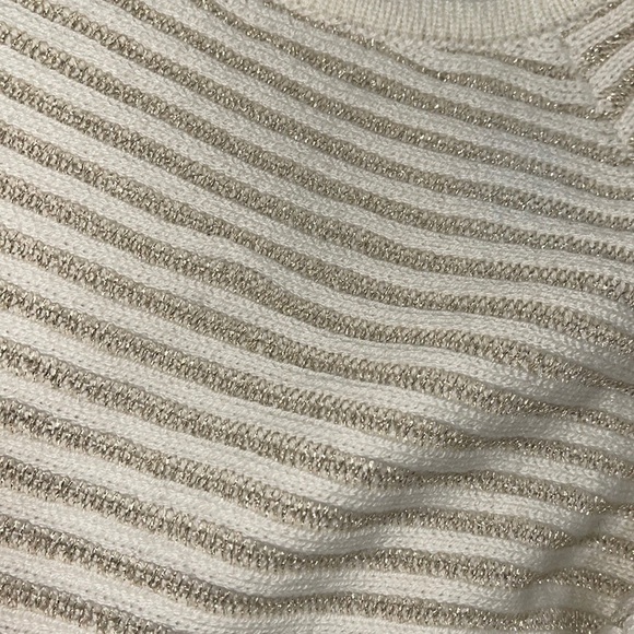 Chicos striped Glitter Boho Bell Sleeve Sweater - Picture 6 of 10